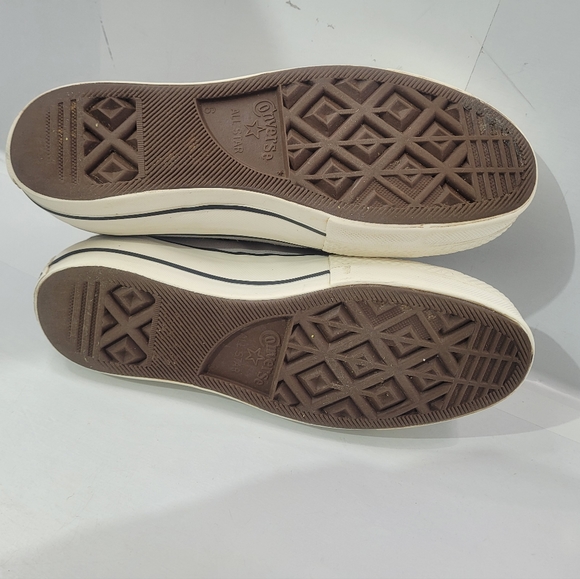 CONVERSE CTAS PLATFORM HIGH WOMEN'S SIZE 8 GREY SUEDE SHERPA A1 - Picture 11 of 15